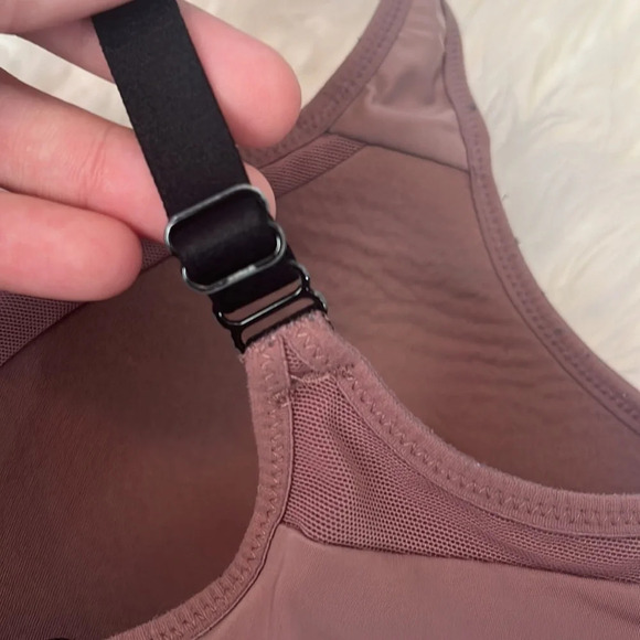 NIKE DRI-FIT Women's Alpha High Support Sports Bra Sz XS Molded Stretch Purple - Picture 9 of 11